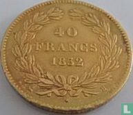 Frankrijk 40 francs 1832 (B) - Afbeelding 1