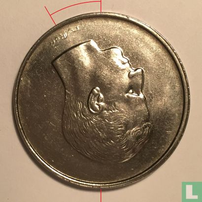 Belgium 10 francs 1972 (NLD - misstrike) - Image 2