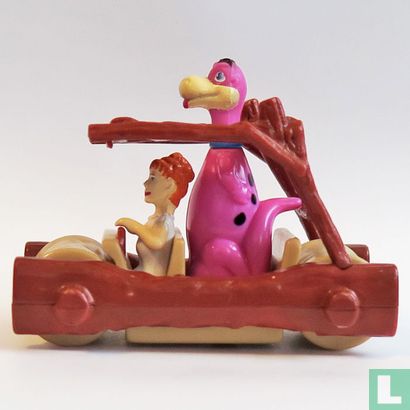 Wilma and Dino in car - Image 3