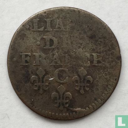 France 1 liard 1655 (C) - Image 2