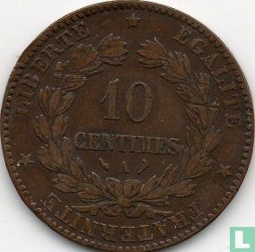Frankreich 10 Centime 1896 (Fackel) - Bild 2