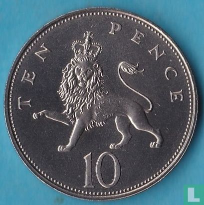 Vereinigtes Königreich 10 pence 1984 - Bild 2