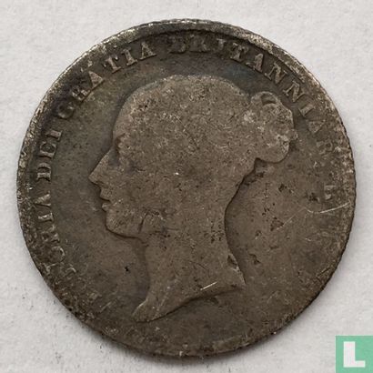 Verenigd Koninkrijk 6 pence 1845 - Afbeelding 2