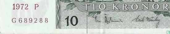 Suède 10 Kronor 1972 - Image 3