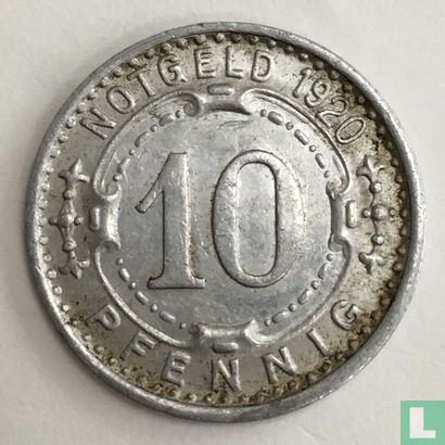 Lennep 10 pfennig 1920 - Afbeelding 1