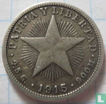 Cuba 10 centavos 1915 - Afbeelding 1