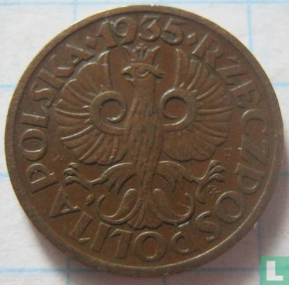 Pologne 1 grosz 1935 - Image 1