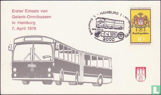 Gelede autobus in Hamburg - Afbeelding 1