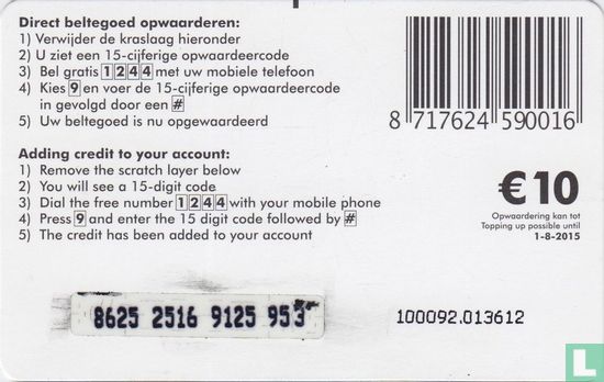 Ortel mobile € 10 = € 20 opwaardeerkaart - Bild 2