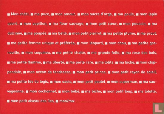 3063a - McDonald's "Mon chéri, ma puce..." - Afbeelding 1