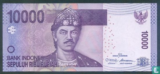 Indonésie 10.000 Rupiah 2013 (P150d1) - Image 1
