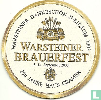 Warsteiner Brauerfest - Dankeschön Jubiläum - Image 1