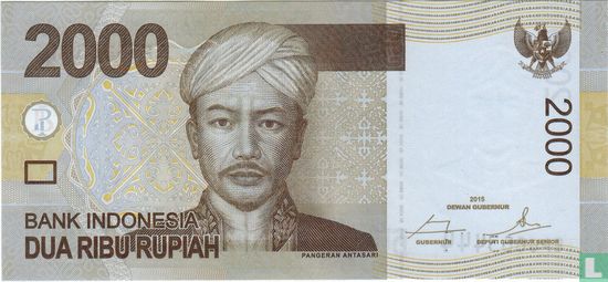 Indonesien 2.000 Rupiah 2015 - Bild 1