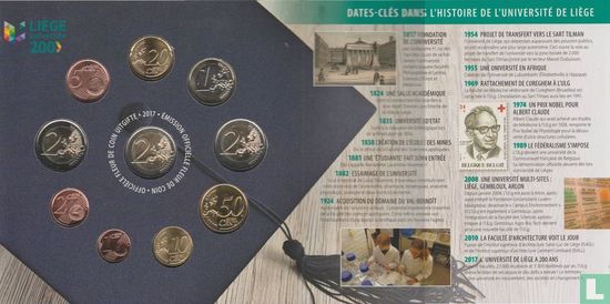 Belgium mint set 2017 "200 years Ghent and Liege Universities" - Image 2