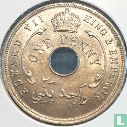 Afrique de l'Ouest britannique 1 penny 1907 - Image 2