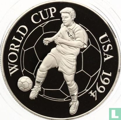 Jamaica 25 dollars 1994 (PROOF) "Football World Cup in the USA" - Image 2
