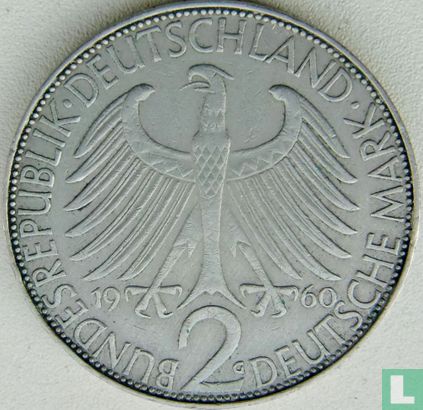 Allemagne 2 mark 1960 (G - Max Planck) - Image 1
