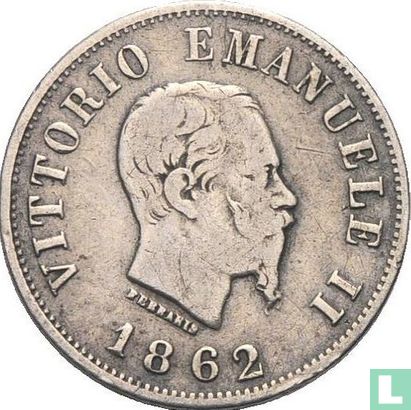 Italië 50 centesimi 1862 (N) - Afbeelding 1