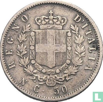 Italy 50 centesimi 1862 (N) - Image 2