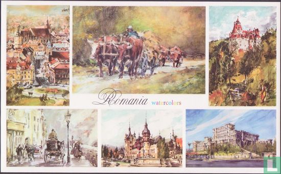 Romania watercolors