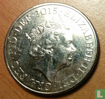 Verenigd Koninkrijk 10 pence 2015 (met JC) - Afbeelding 1