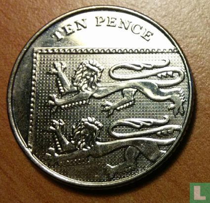 Verenigd Koninkrijk 10 pence 2015 (met JC) - Afbeelding 2