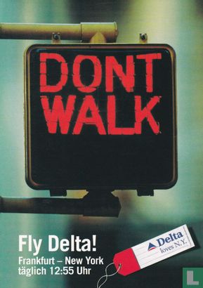 05735 - Delta Airlines "Dont Walk" - Image 1