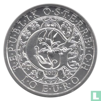 Austria 10 euro 2017 (silver) "Gabriel – The Revealing Angel" - Image 1
