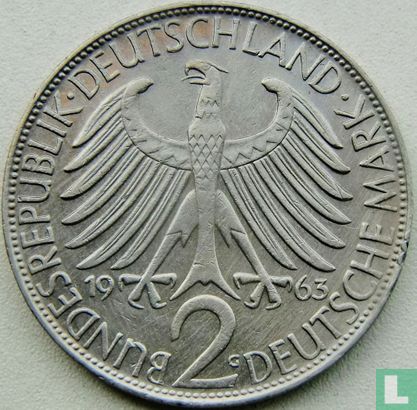 Duitsland 2 mark 1963 (G - Max Planck) - Afbeelding 1