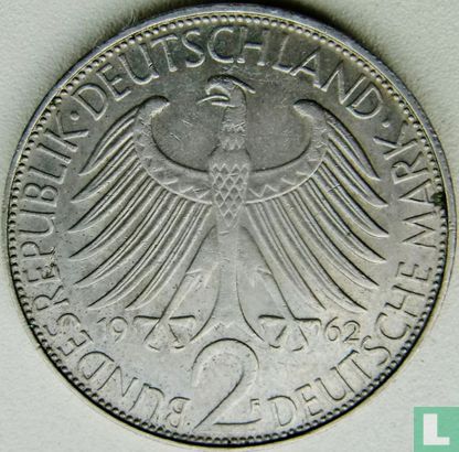 Duitsland 2 mark 1962 (F - Max Planck) - Afbeelding 1