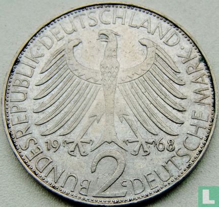 Duitsland 2 mark 1968 (G - Max Planck) - Afbeelding 1