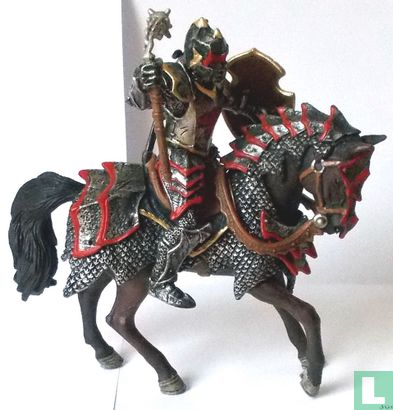 Dragon Knight on horse with morning star - Image 1