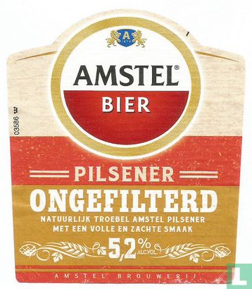 Amstel pilsener - ongefilterd - Afbeelding 1
