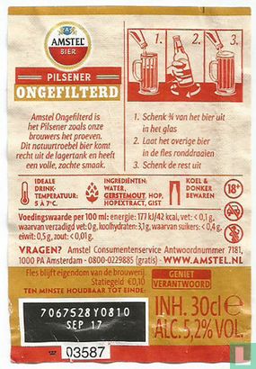 Amstel pilsener - ongefilterd - Image 2