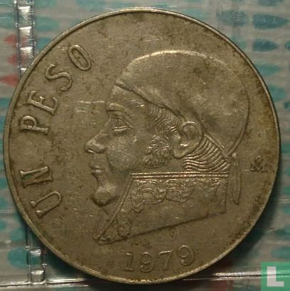 Mexique 1 peso 1979 (date mince) - Image 1