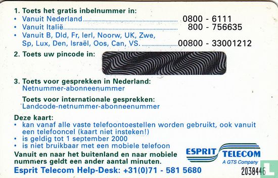 FIAT telefoonkaart - Afbeelding 2