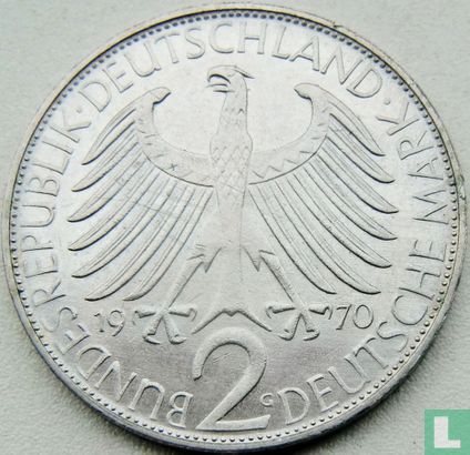Germany 2 mark 1970 (G - Max Planck) - Image 1