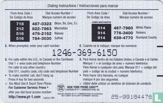 New York phone card - Image 2