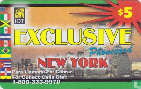Exclusive phone card New York - Image 1