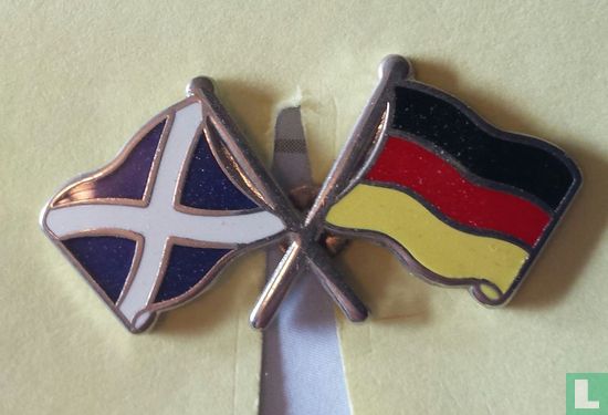 Vlaggen Schotland-Duitsland