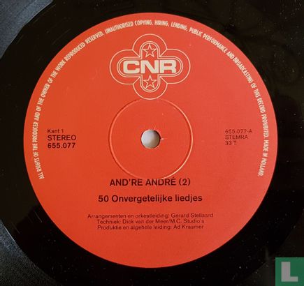 And're André 2 - 50 onvergetelijke liedjes - Bild 3