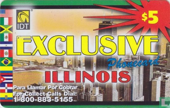 Exclusive Illinois Phonecard - Image 1