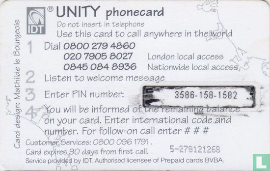Unity phonecard - Afbeelding 2