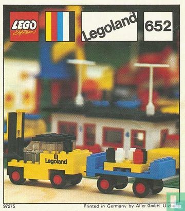 Lego 652-2 Fork Lift Truck and Trailer - Afbeelding 1