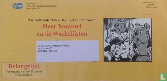 Envelop Heer Bommel en de wachtlijsten [met juiste raster] - Image 3