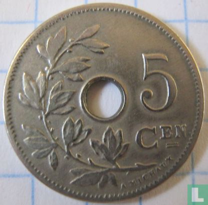 Belgium 5 centimes 1903 (NLD) - Image 2