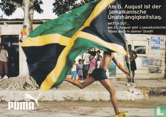 06395 - Puma "Am 6. August ist der jamaikanische Unabhängigkeitstag"  - Afbeelding 1
