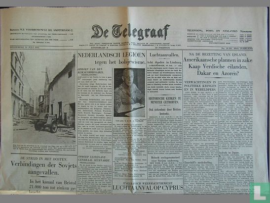 De Telegraaf 18291  do  avondblad - Afbeelding 1