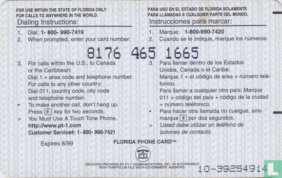 Florida phone card - Image 2