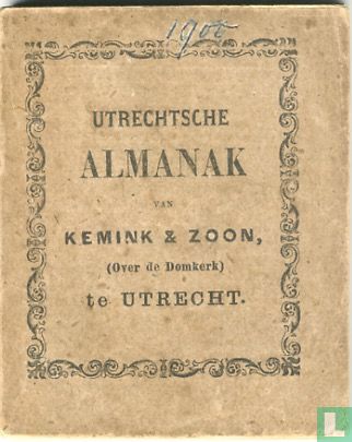 Utrechtsche Almanak voor het jaar 1900 - Bild 1